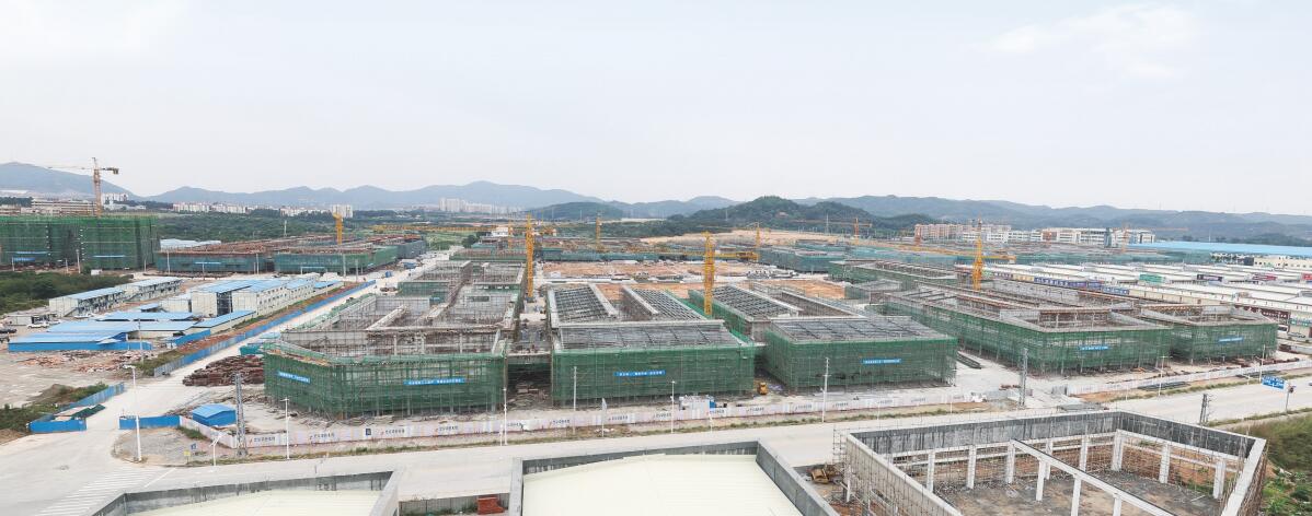东莞兴业木业城二期综合市场钢结构建筑